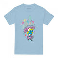 Front - The Smurfs Unisex Adult Magical Umbrella T-Shirt
