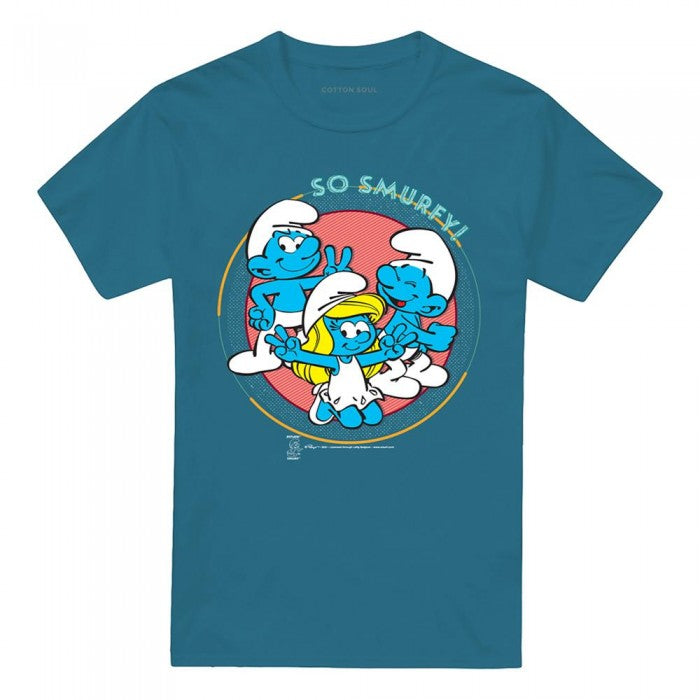 Front - The Smurfs Unisex Adult So Smurfey! T-Shirt
