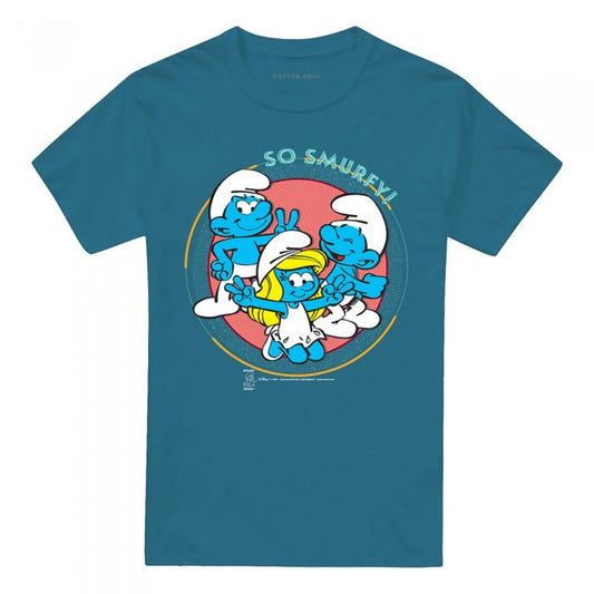 Front - The Smurfs Unisex Adult So Smurfey! T-Shirt