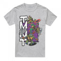 Front - Teenage Mutant Ninja Turtles: Mutant Mayhem Unisex Adult Stacked Heather T-Shirt