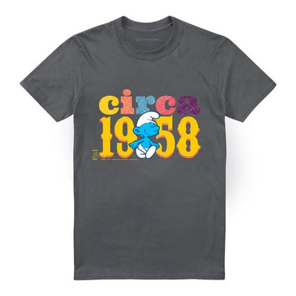 Front - The Smurfs Unisex Adult Circa 1958 T-Shirt