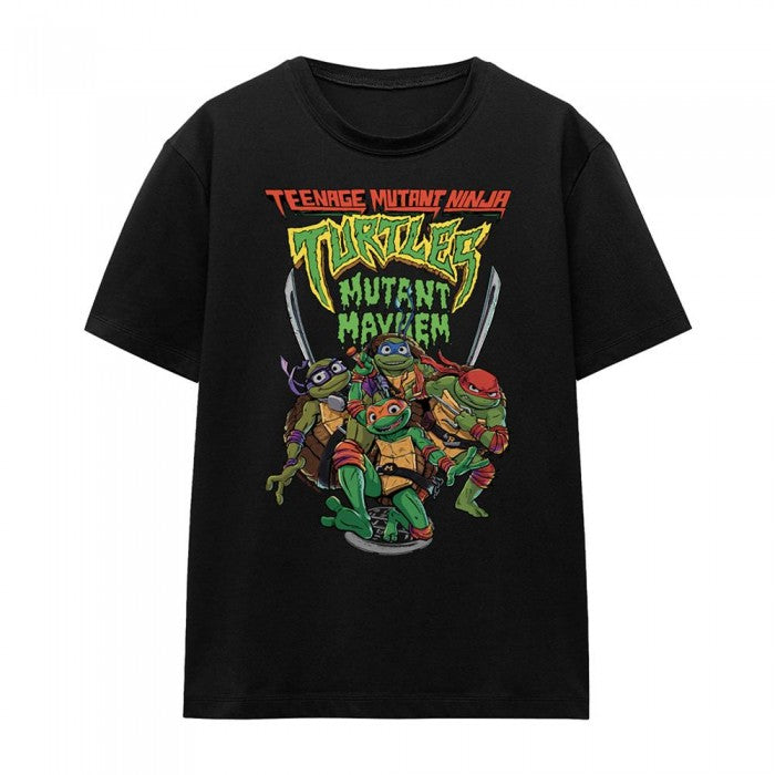 Front - Teenage Mutant Ninja Turtles: Mutant Mayhem Womens/Ladies Group T-Shirt