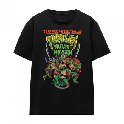 Front - Teenage Mutant Ninja Turtles: Mutant Mayhem Womens/Ladies Group T-Shirt