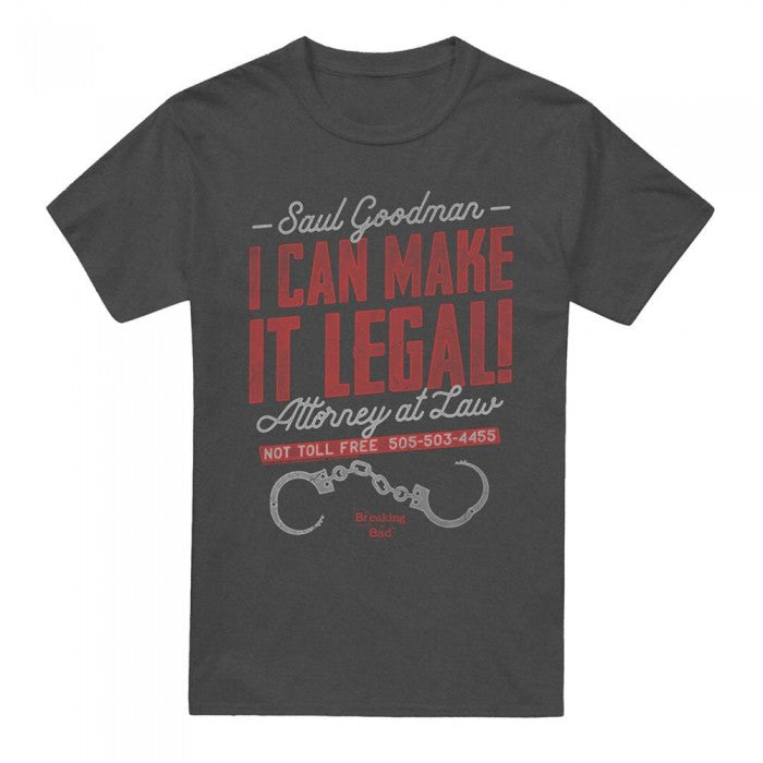 Front - Breaking Bad Unisex Adult I Can Make It Legal! T-Shirt