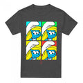 Front - The Smurfs Unisex Adult Smurfette Tiles T-Shirt