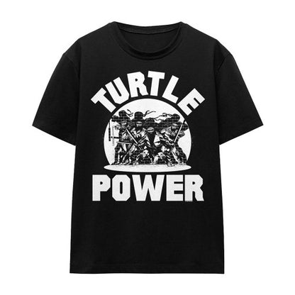 Front - Teenage Mutant Ninja Turtles Womens/Ladies Turtle Power T-Shirt