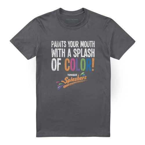 Front - Dubble Bubble Unisex Adult Paints Your Mouth T-Shirt