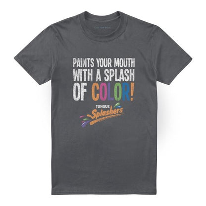 Front - Dubble Bubble Unisex Adult Paints Your Mouth T-Shirt
