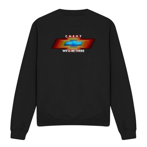 Front - Chevrolet Unisex Adult Chevy Well Be There TV Spot Sweatshirt