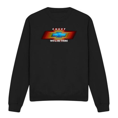 Front - Chevrolet Unisex Adult Chevy Well Be There TV Spot Sweatshirt