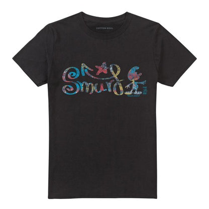 Front - The Smurfs Unisex Adult Silhouette T-Shirt