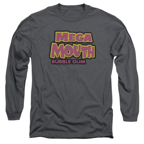 Front - Dubble Bubble Mens Mega Mouth Long-Sleeved T-Shirt