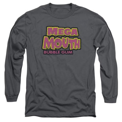 Front - Dubble Bubble Mens Mega Mouth Long-Sleeved T-Shirt