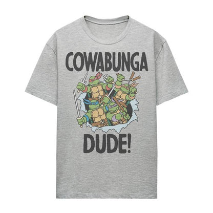 Front - TMNT Womens/Ladies Cowabunga Dude Heather T-Shirt