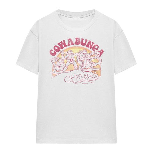 Front - TMNT Womens/Ladies Cowabunga T-Shirt