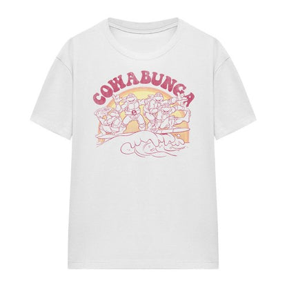 Front - TMNT Womens/Ladies Cowabunga T-Shirt