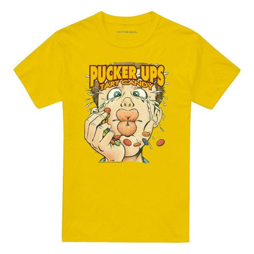 Front - Dubble Bubble Unisex Adult Pucker Ups T-Shirt