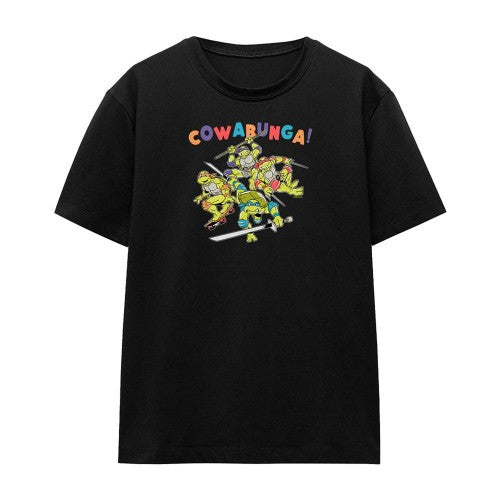Front - Teenage Mutant Ninja Turtles Womens/Ladies Cowabunga Group T-Shirt