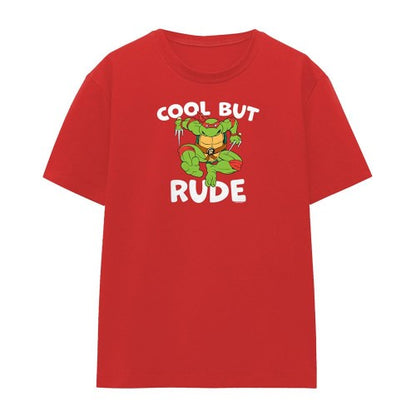 Front - Teenage Mutant Ninja Turtles Womens/Ladies Cool But Rude T-Shirt
