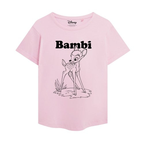 Front - Bambi Womens/Ladies Colour Me In T-Shirt