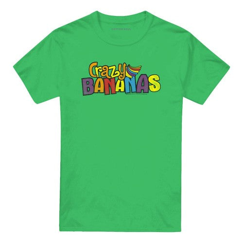 Front - Dubble Bubble Unisex Adult Crazy Bananas T-Shirt