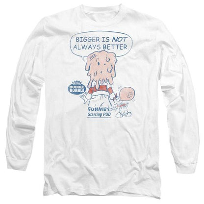 Front - Dubble Bubble Unisex Adult Bigger Long-Sleeved T-Shirt