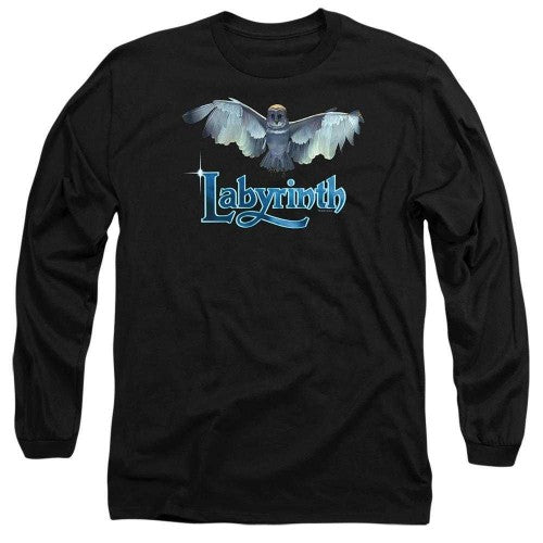 Front - Labyrinth Unisex Adult Title Sequence Long-Sleeved T-Shirt