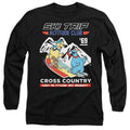 Front - Sesame Street Unisex Adult Apres Ski Big Bird & Cookie Monster Long-Sleeved T-Shirt