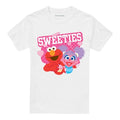 Front - Sesame Street Unisex Adult Sweeties Elmo & Abby Valentine`s Day T-Shirt
