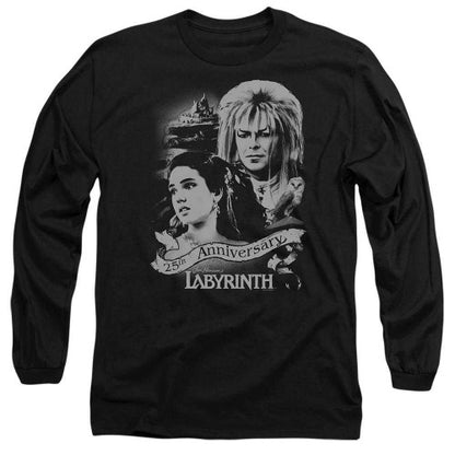 Front - Labyrinth Unisex Adult Long-Sleeved Anniversary T-Shirt