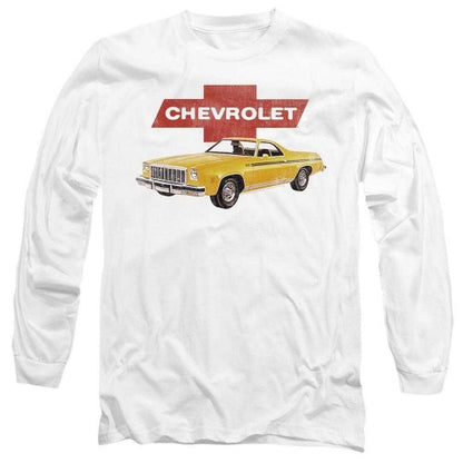 Front - Chevrolet Unisex Adult El Camino Long-Sleeved T-Shirt