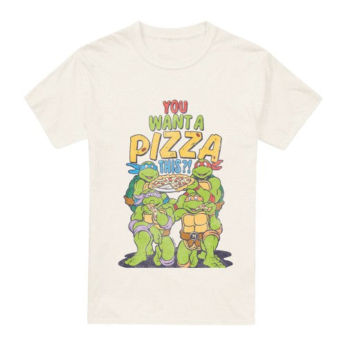 Front - Teenage Mutant Ninja Turtles Mens Pizza This T-Shirt