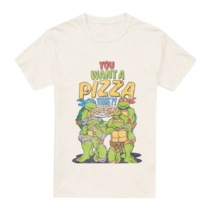 Front - Teenage Mutant Ninja Turtles Mens Pizza This T-Shirt