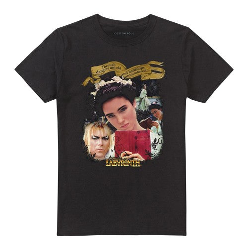 Front - Labyrinth Unisex Adult Dangers Untold T-Shirt