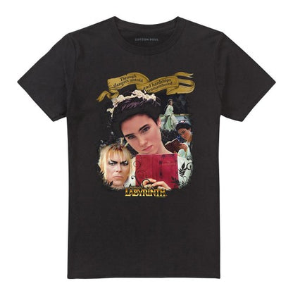 Front - Labyrinth Unisex Adult Dangers Untold T-Shirt