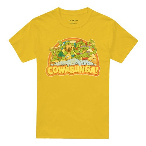 Front - Teenage Mutant Ninja Turtles Mens Cowabunga T-Shirt