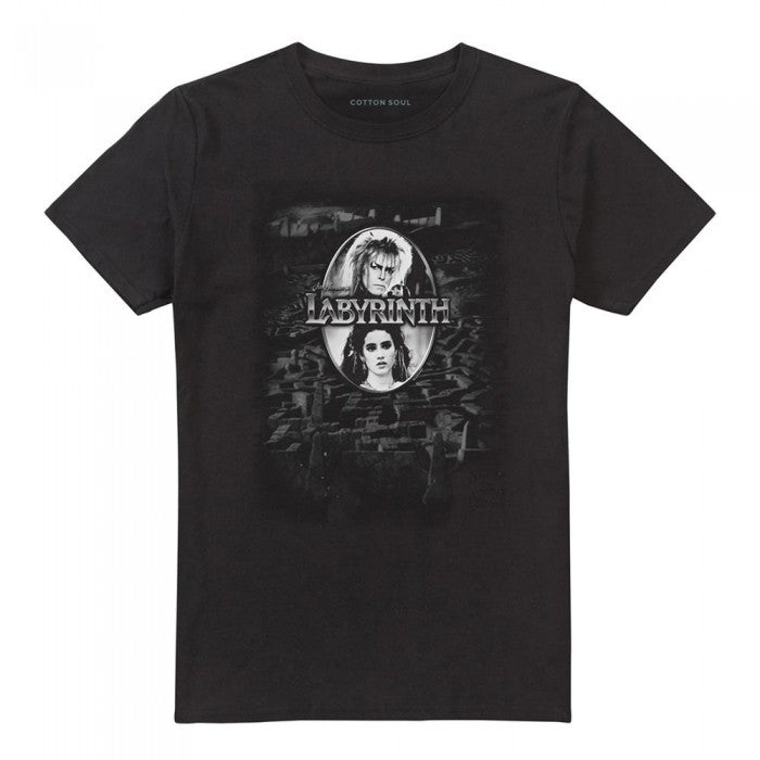 Front - Labyrinth Unisex Adult Maze T-Shirt