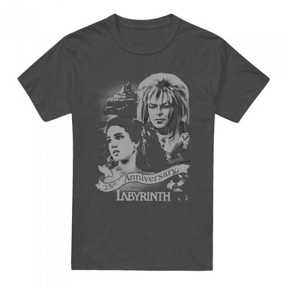 Front - Labyrinth Unisex Adult Heather 25th Anniversary T-Shirt