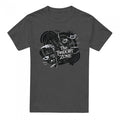 Front - The Twilight Zone Unisex Adult Strange Faces Heather T-Shirt
