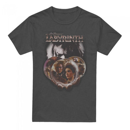 Front - Labyrinth Unisex Adult Globe Heather T-Shirt