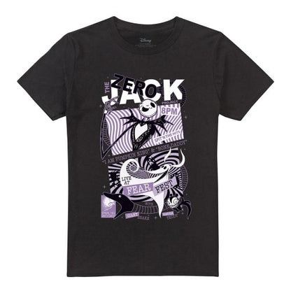 Front - The Nightmare Before Christmas Unisex Adult Fear Fest T-Shirt