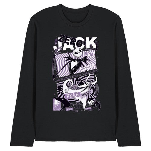 Front - The Nightmare Before Christmas Unisex Adult The Pumpkin King Long-Sleeved T-Shirt