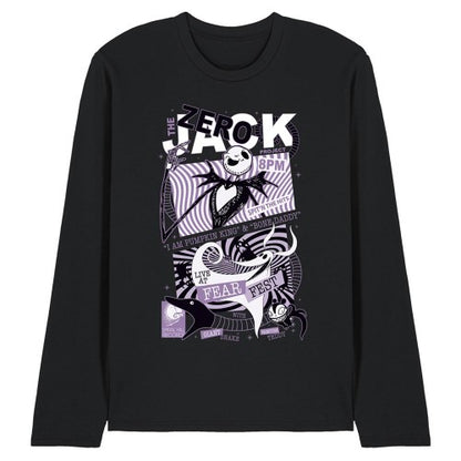 Front - The Nightmare Before Christmas Unisex Adult The Pumpkin King Long-Sleeved T-Shirt