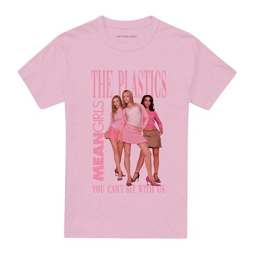 Front - Mean Girls Unisex Adult The Plastics T-Shirt