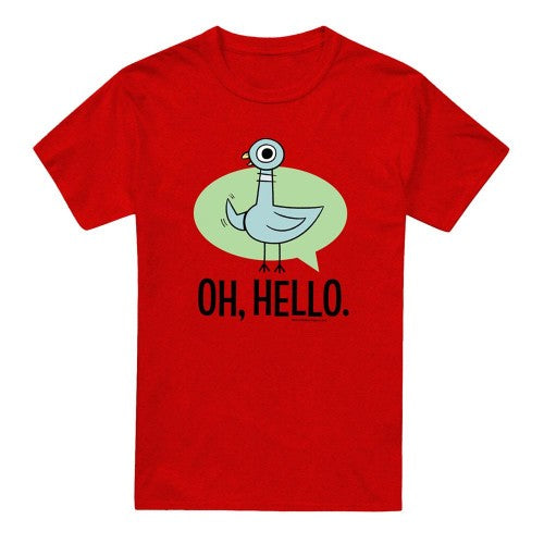 Front - The Pigeon Unisex Adult Oh Hello Heather T-Shirt