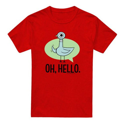 Front - The Pigeon Unisex Adult Oh Hello Heather T-Shirt