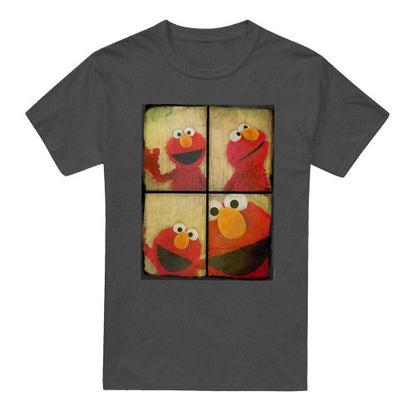 Front - Sesame Street Unisex Adult Photobooth Heather T-Shirt