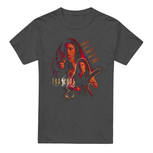 Front - Farscape Unisex Adult Aeryn Heather T-Shirt