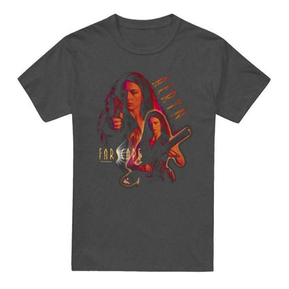 Front - Farscape Unisex Adult Aeryn Heather T-Shirt