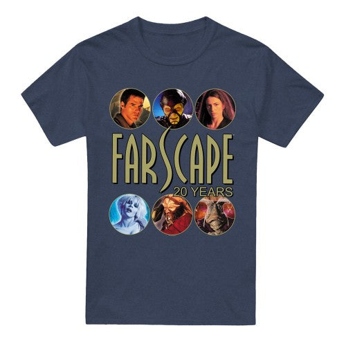 Front - Farscape Unisex Adult 20 Years Heather T-Shirt